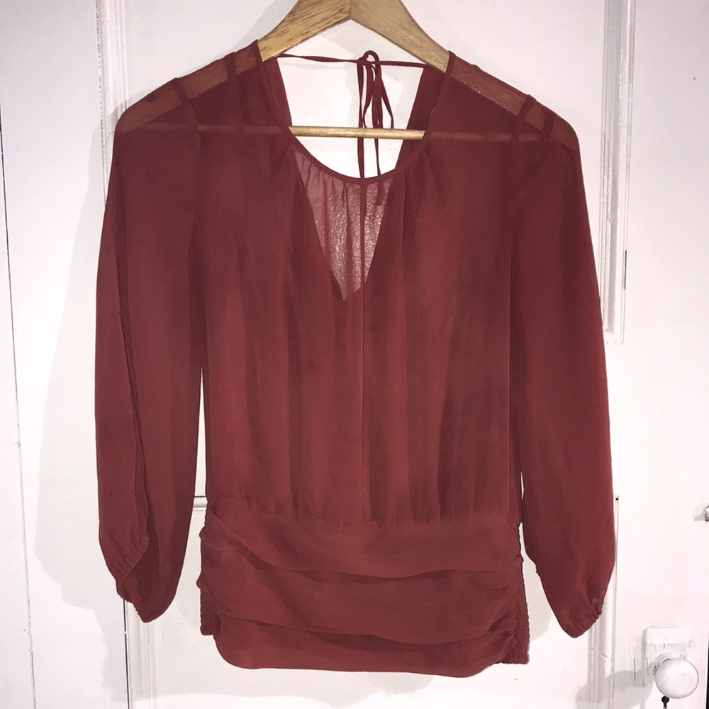 White House Black Market Blouse Size 8 Medium